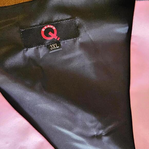 Stylish Pink Satin Vest by Brand Q - Perfect for Formal Occasions - Picture 4 of 4